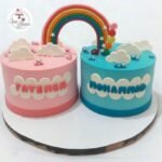 Twin Babies Cake #03
