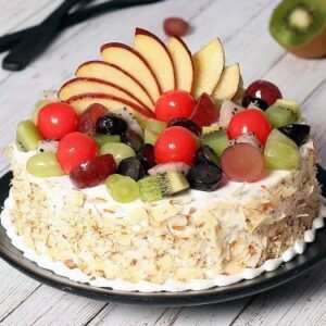 Fresh fruit cake