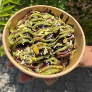 Pistachio Chocolate Brownie Tub